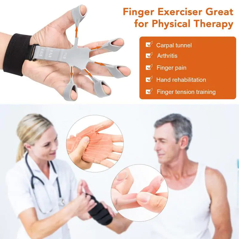 Silicone Gripster Finger Strengthener